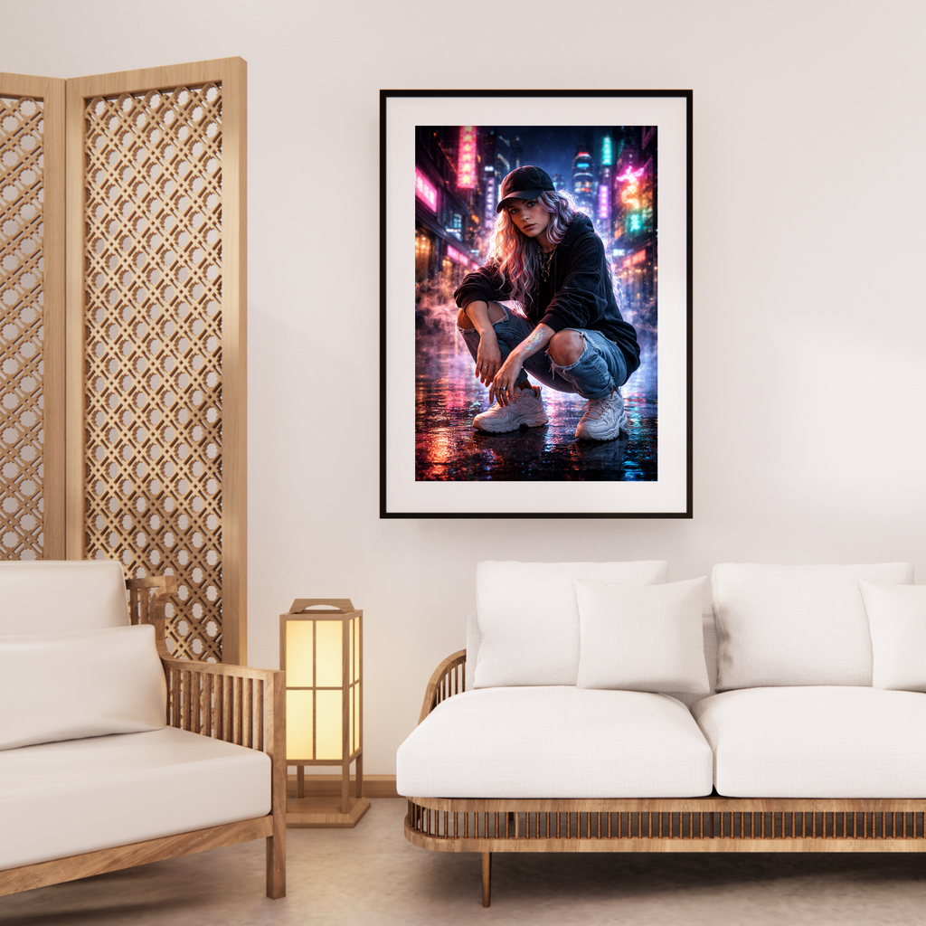 🔥 URBAN SOULFIRE | Street Art AI Wall Art | Printable Art