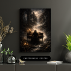 Mann am Klavier | Dark Fantasy KI Wandkunst l Printable Art