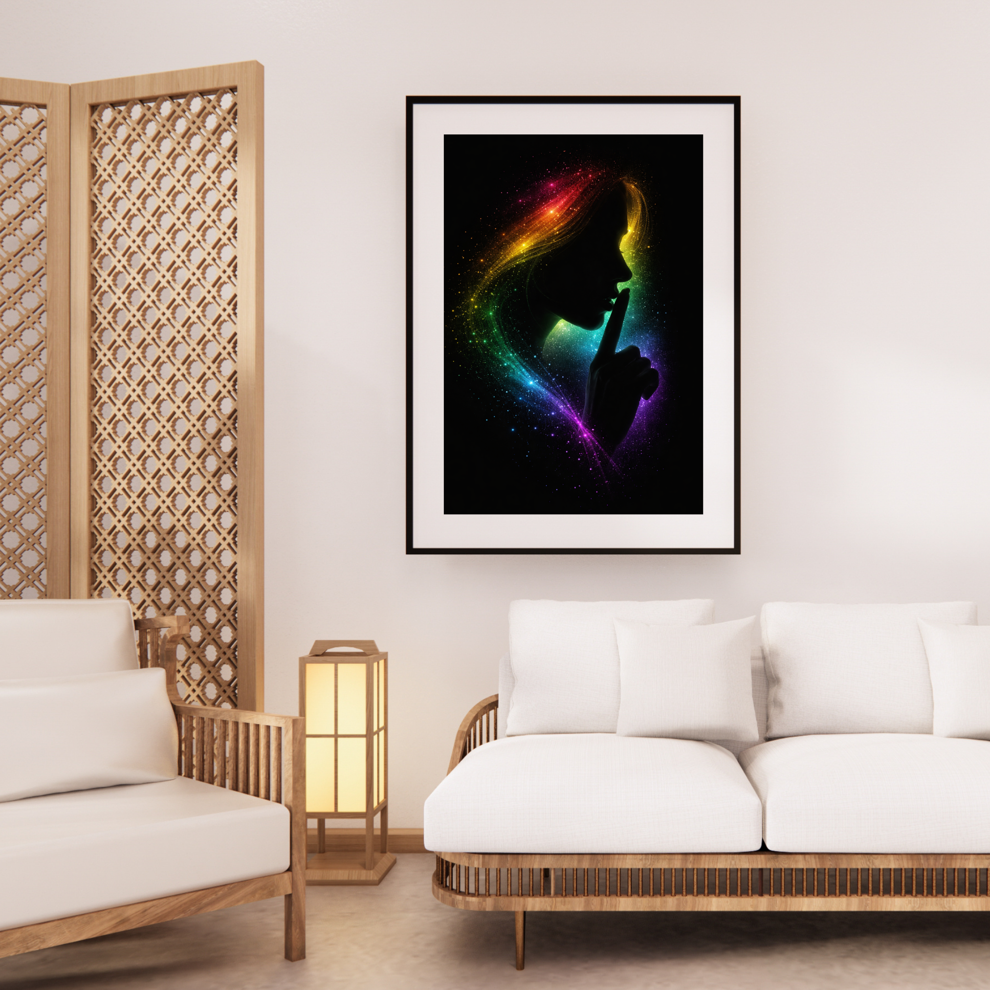 HÜTERIN DER STILLE Mystische Frau | KI-Kunst | Digitaler Download