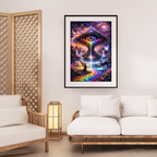 ⏳ Between Time and Eternity | Mystical Fantasy AI Art | Spiritual Wall Art | Digital Download | 300 DPI