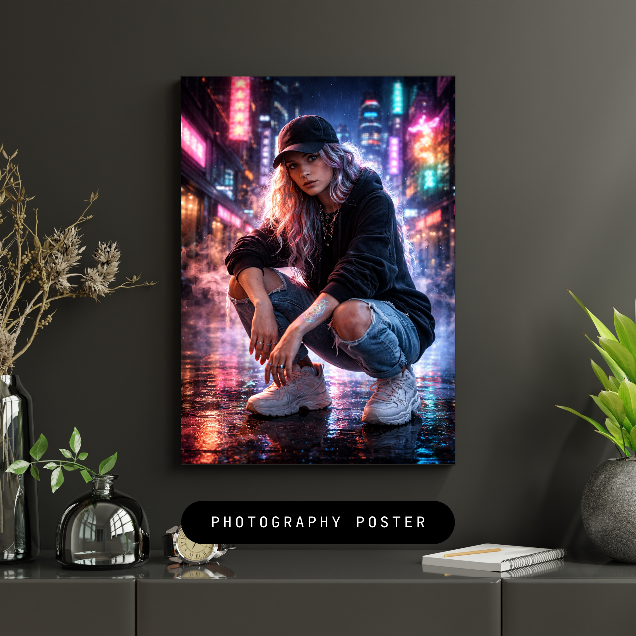 🔥 URBAN SOULFIRE | Street Art AI Wall Art | Printable Art