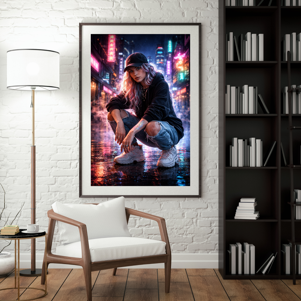 🔥 URBAN SOULFIRE | Street Art AI Wall Art | Printable Art