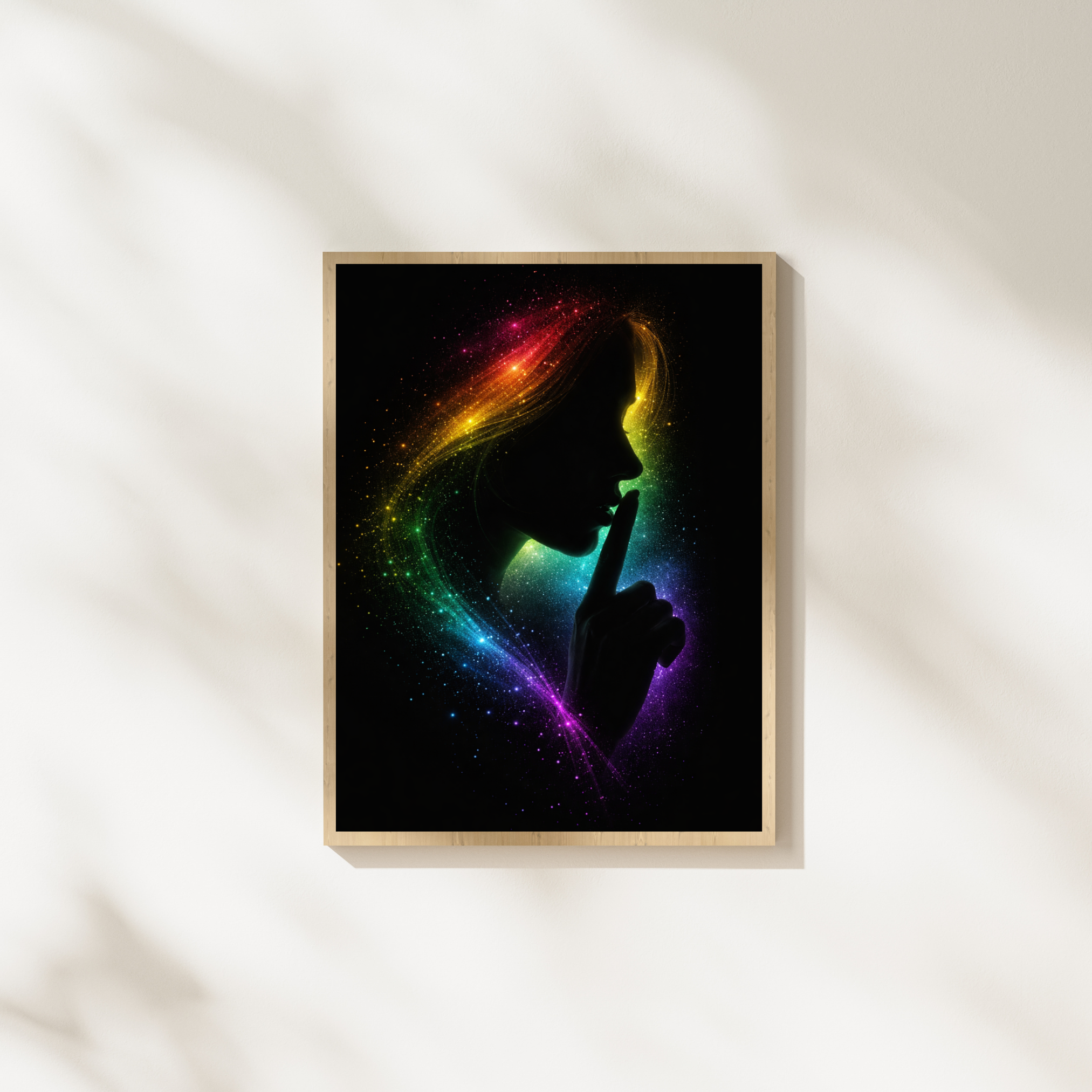 HÜTERIN DER STILLE Mystische Frau | KI-Kunst | Digitaler Download