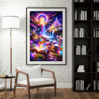 📖 The Gate of Stories – Magical World Wanderer | AI Art | Digital Download | 300 DPI