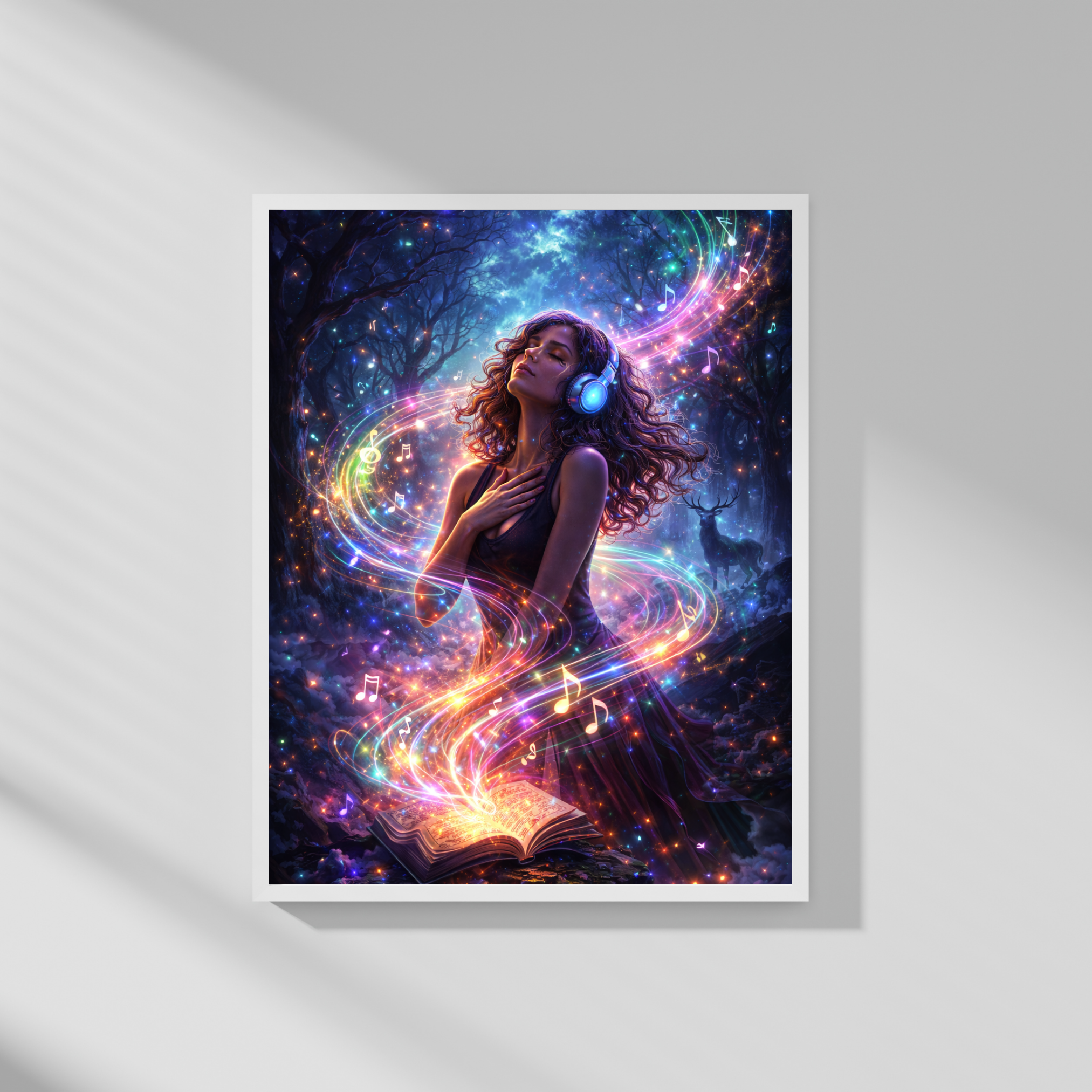 Klang der Seele| Fantasy KI Wandkunst | Printable Art