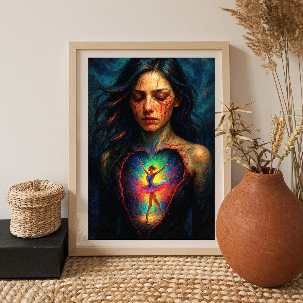 „The Silent Dance of Healing“ Magische Digital Artwork| Digitaler Download | Hochauflösend (300 DPI)
