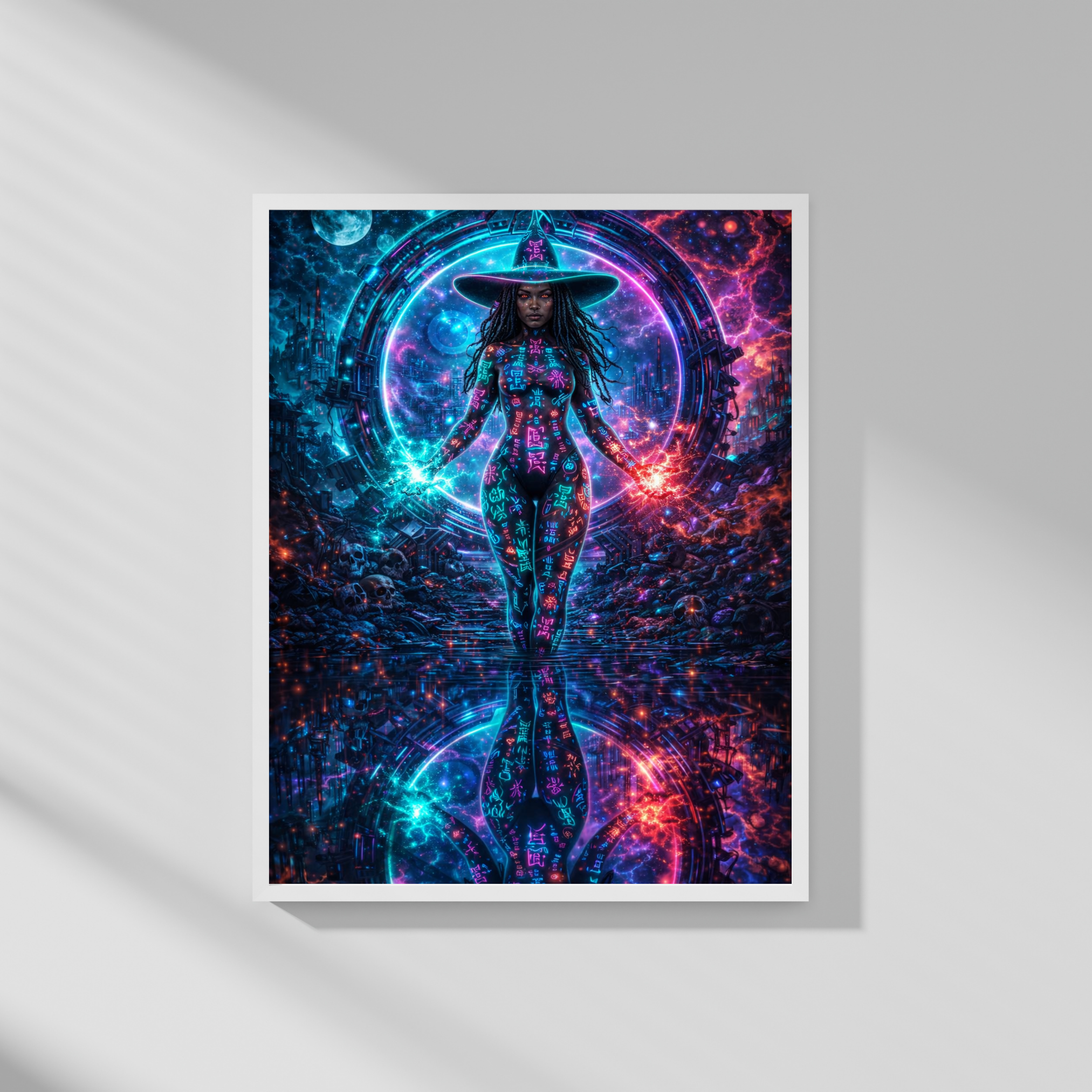 Galaktische Selbsterweckung | Fantasy KI Wandkunst | Printable Art