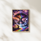⏳ Between Time and Eternity | Mystical Fantasy AI Art | Spiritual Wall Art | Digital Download | 300 DPI