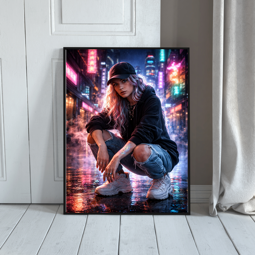 🔥 URBAN SOULFIRE | Street Art AI Wall Art | Printable Art