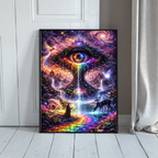 ⏳ Between Time and Eternity | Mystical Fantasy AI Art | Spiritual Wall Art | Digital Download | 300 DPI