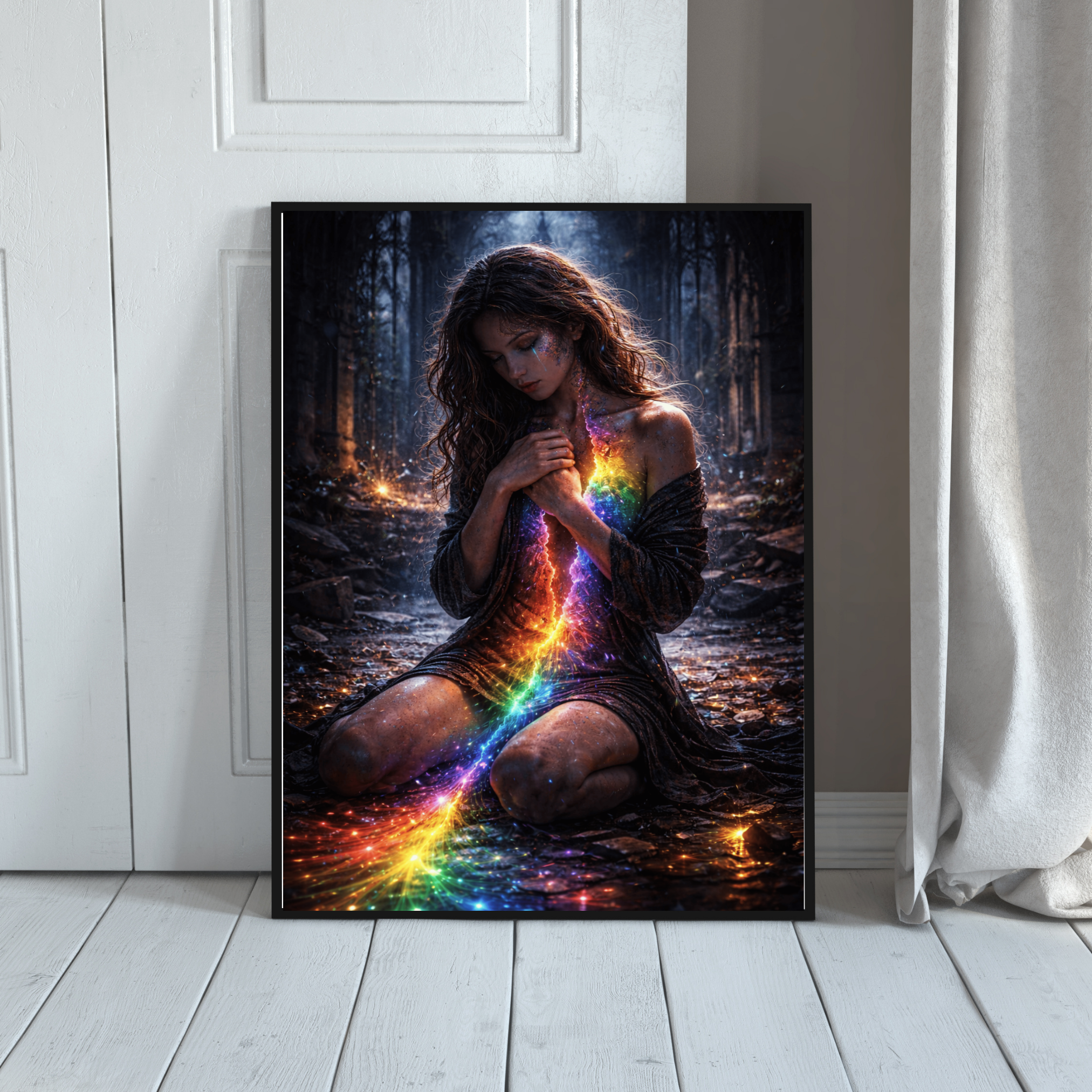 🌈 Inner Awakening| Emotional KI Wandkunst | Printable Art