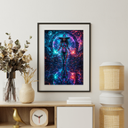 Galaktische Selbsterweckung | Fantasy KI Wandkunst | Printable Art
