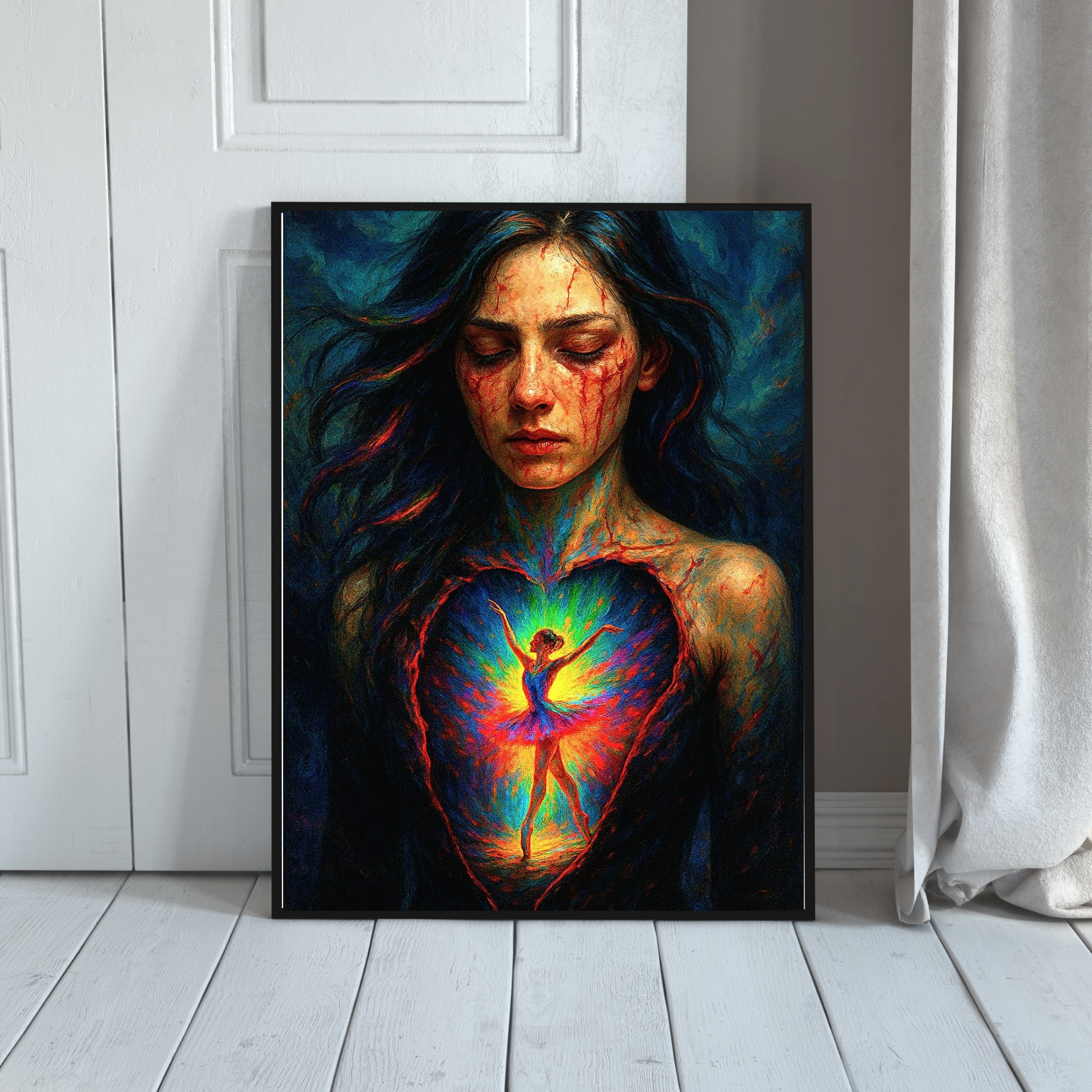 „The Silent Dance of Healing“ Magische Digital Artwork| Digitaler Download | Hochauflösend (300 DPI)