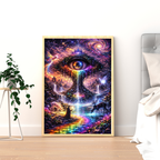 ⏳ Between Time and Eternity | Mystical Fantasy AI Art | Spiritual Wall Art | Digital Download | 300 DPI