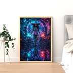 Galaktische Selbsterweckung | Fantasy KI Wandkunst | Printable Art