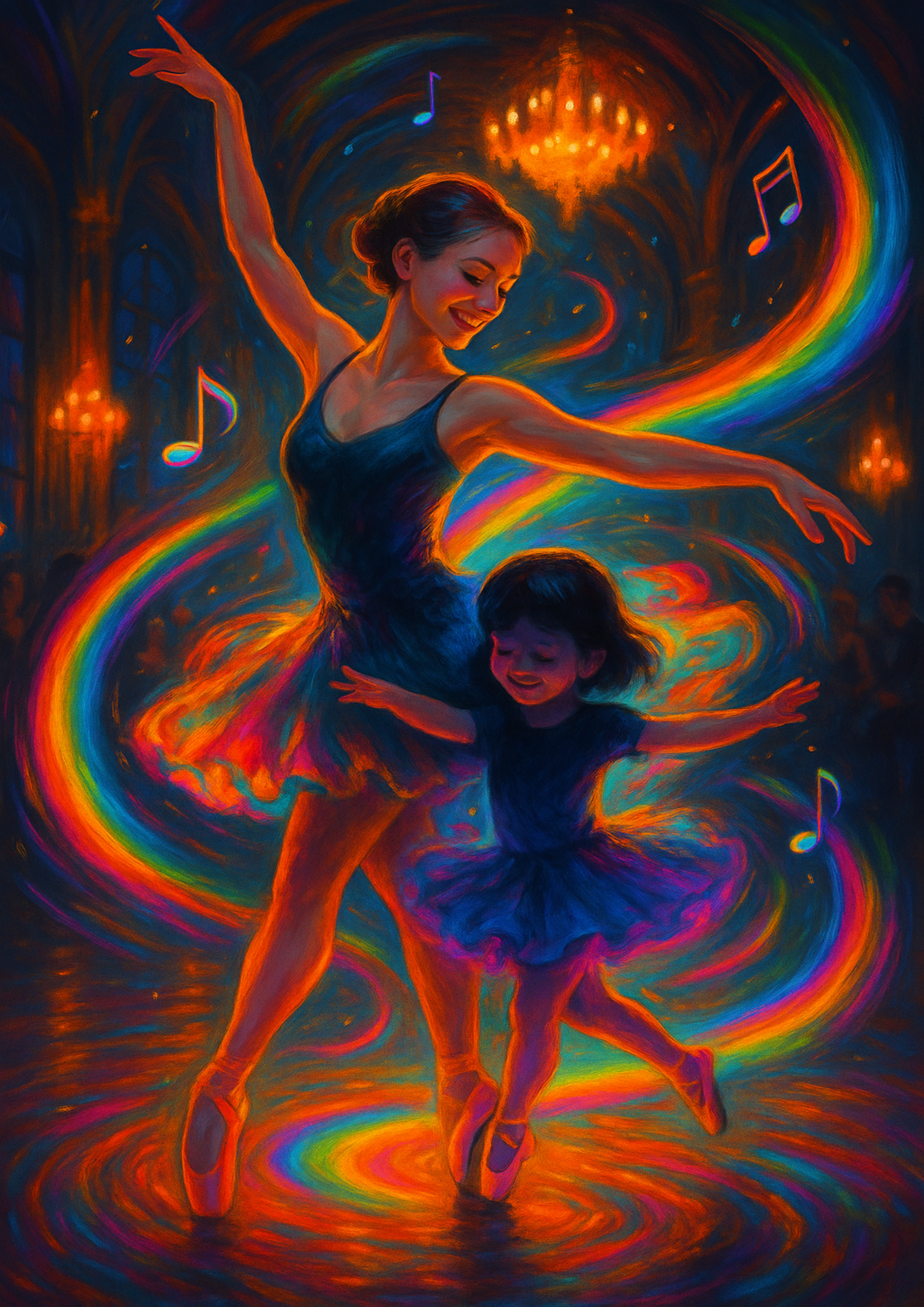 Magische KI-Artwork „Inner Child Healing II“ | Digitaler Download | Hochauflösend (300 DPI)