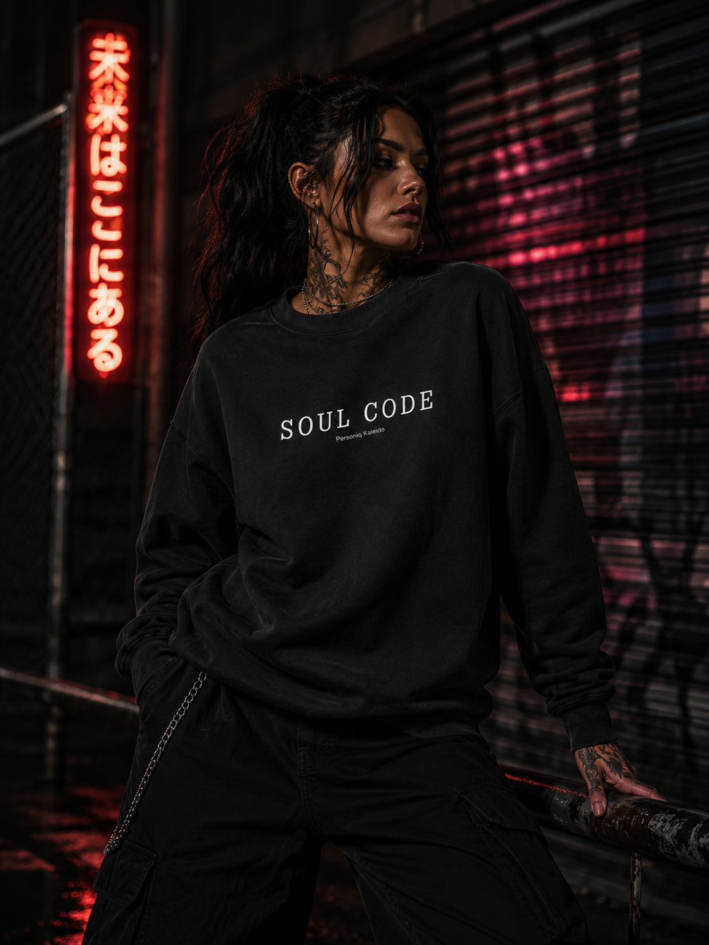 BREAK THE PATTERN Unisex Premium Pullover l KI Artwork
