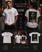 BROKEN ILLUSIONS Unisex-T-Shirt l Digital Artwork