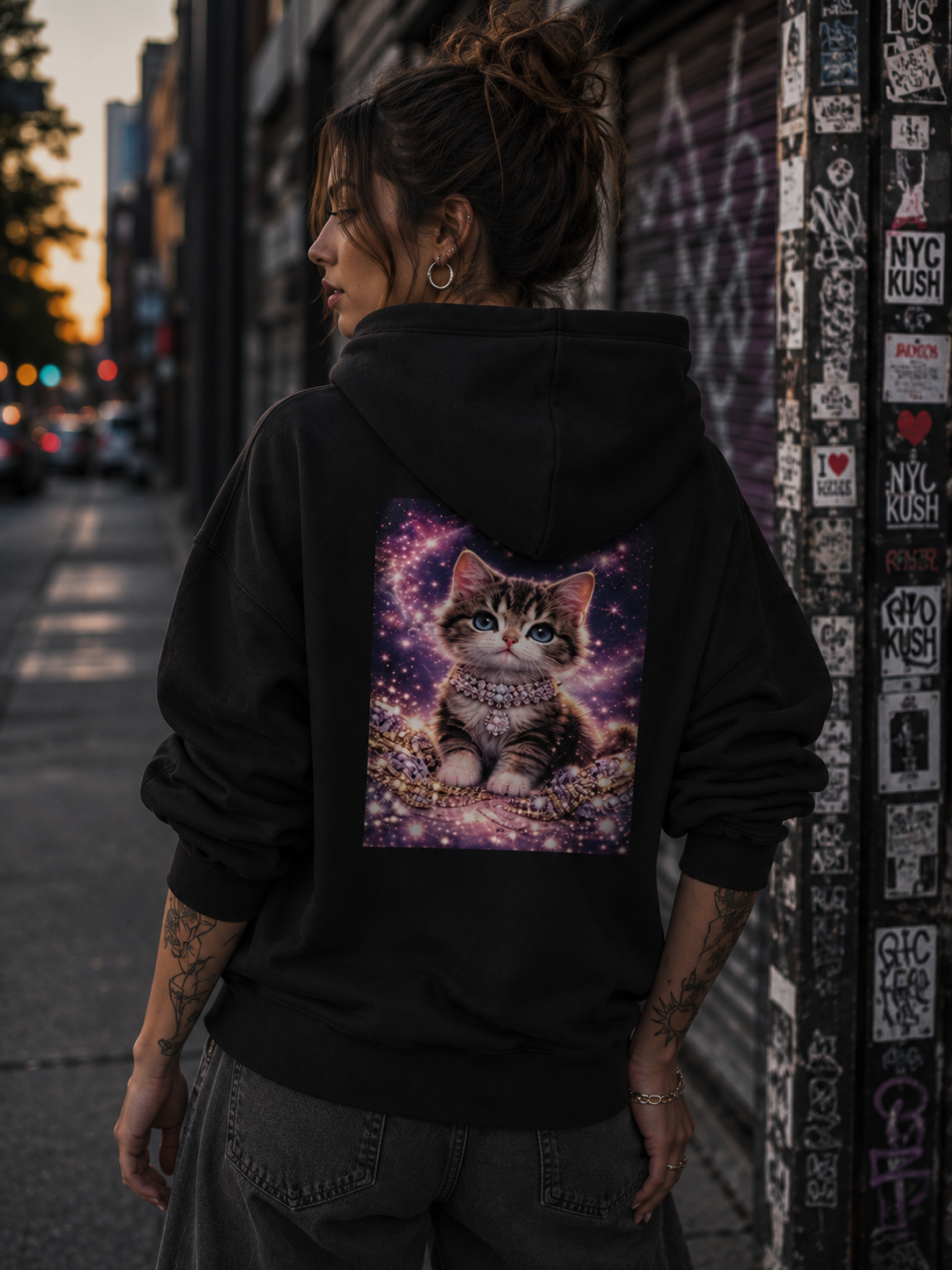 🐾small paws Premium Hoodie l Digital Artwork