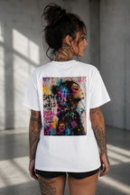 RAW. REAL. FREE. l Performance Unisex Statement T-shirt White