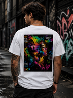 YOUR WORLD. YOUR COLORS. – Artistic Statement T-Shirt | Color Explosion Back Print | Creative Streetwear | Unisex Graphic Tee