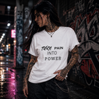 FEARLESS SOUL Performance Unisex Crewneck T-shirt White