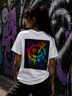UNHIDE. – Rainbow Graffiti Streetwear T-Shirt | Bold Self-Expression Tee