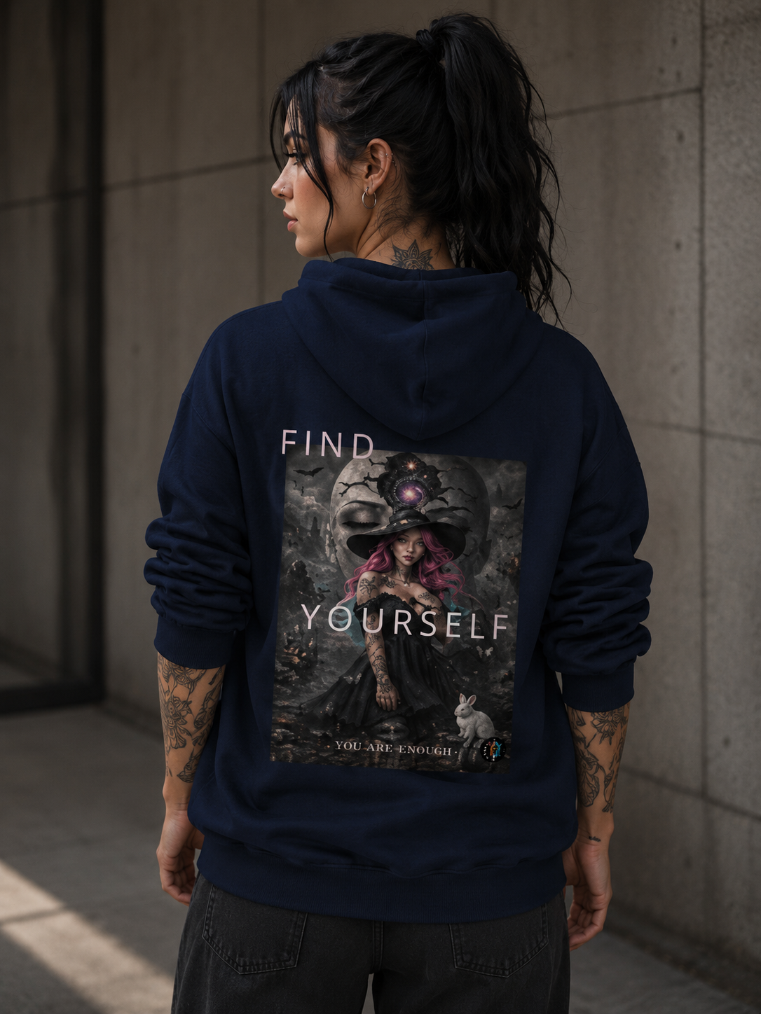 🖤CHANGE YOUR MIND – Unisex Zip Hoodie | Digital Artwork