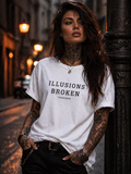 BROKEN ILLUSIONS Unisex-T-Shirt - Digital Artwork