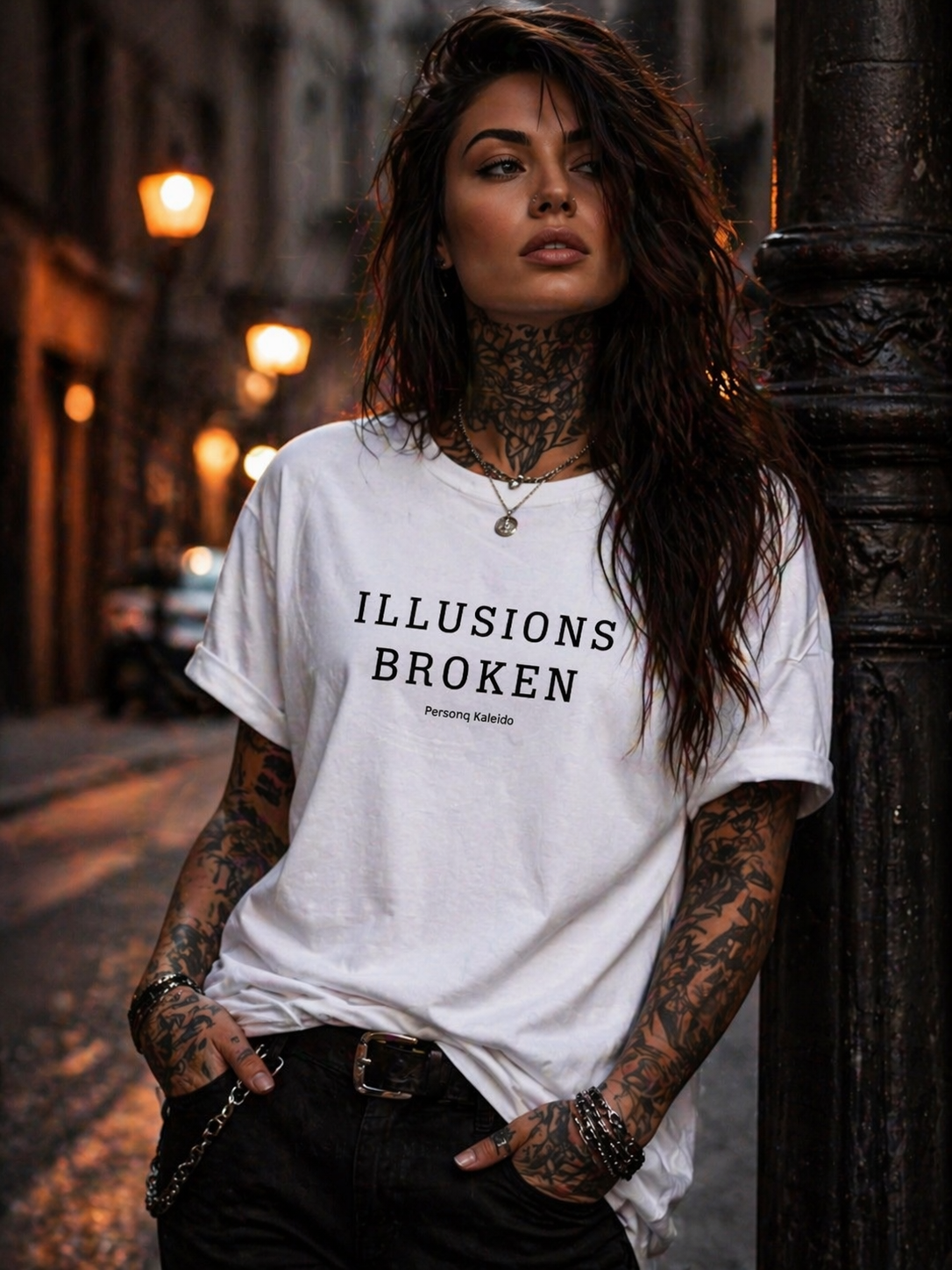 BROKEN ILLUSIONS Unisex-T-Shirt l Digital Artwork