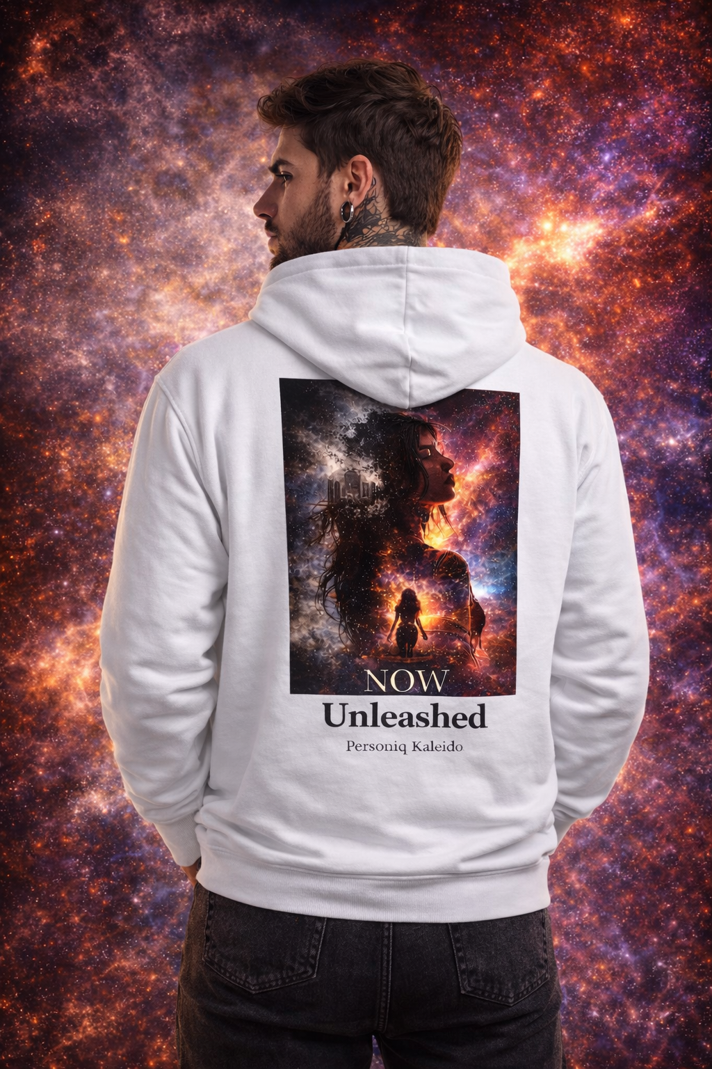Premium Unisex Hoodie l NOW UNLEASHED l KI Artwork