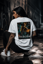 REBORN l Performance Unisex Statement T-shirt White