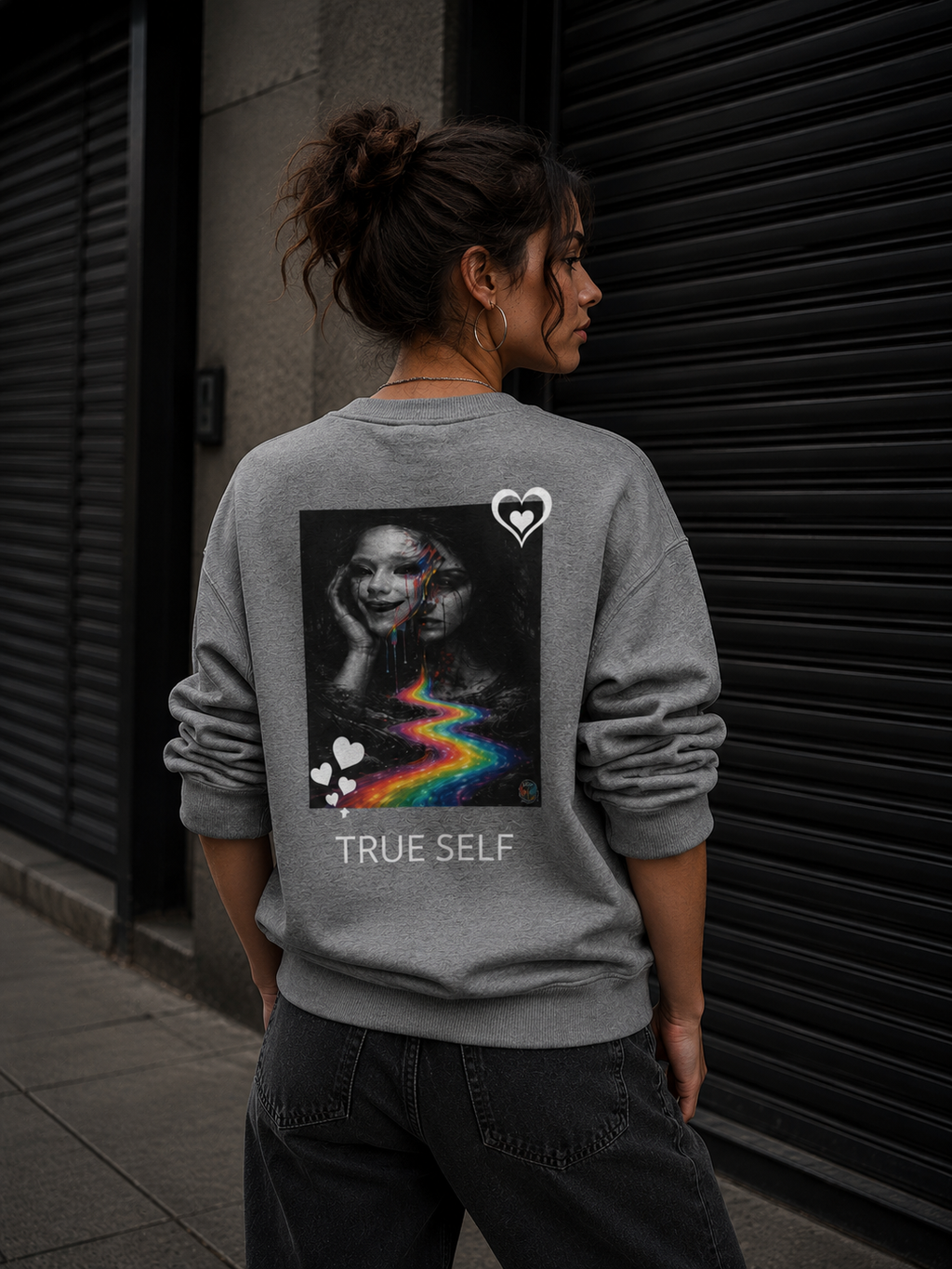 🖤DON’T HIDE YOUR LIGHT – Premium Unisex Pullover | Digital Artwork
