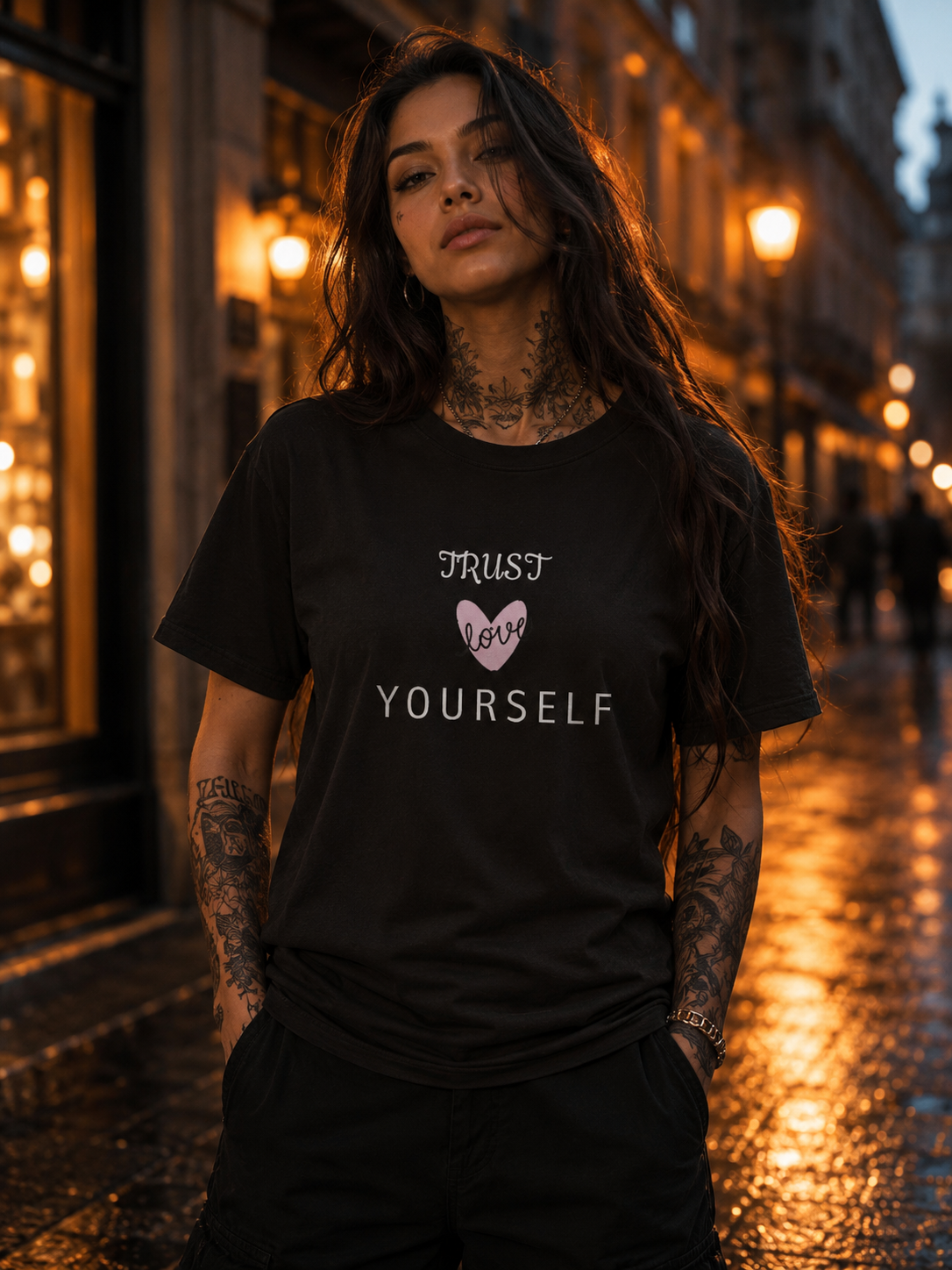 TRUST YOURSELF l Unisex Oversized T-Shirt l KI Artwork