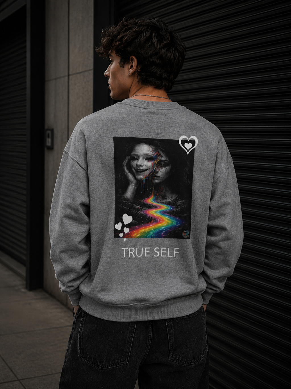 🖤DON’T HIDE YOUR LIGHT – Premium Unisex Pullover | Digital Artwork