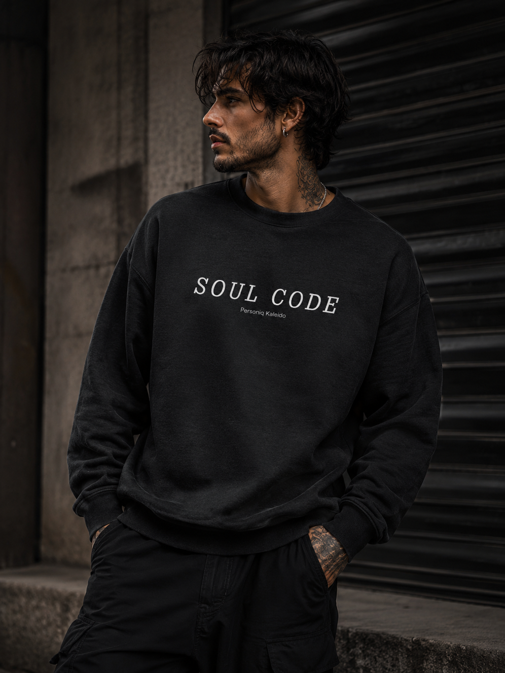 BREAK THE PATTERN Unisex Premium Pullover l KI Artwork