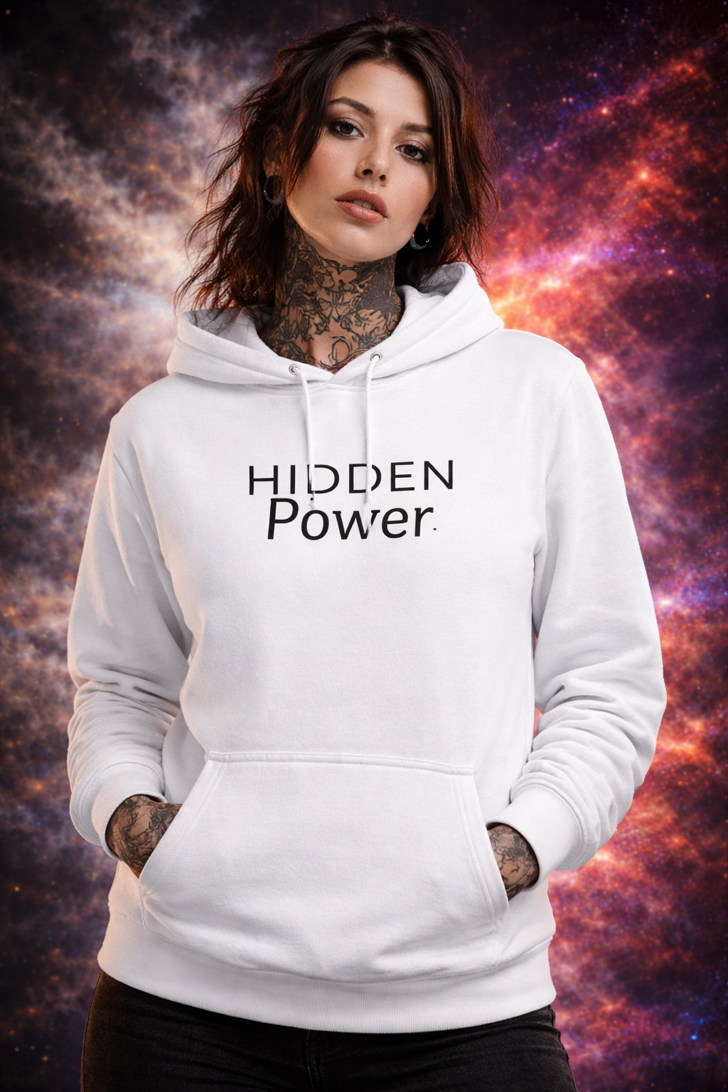 Premium Unisex Hoodie l NOW UNLEASHED l KI Artwork