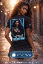 NOT MADE TO FIT IN Premium Unisex T-Shirt I KI Artwork