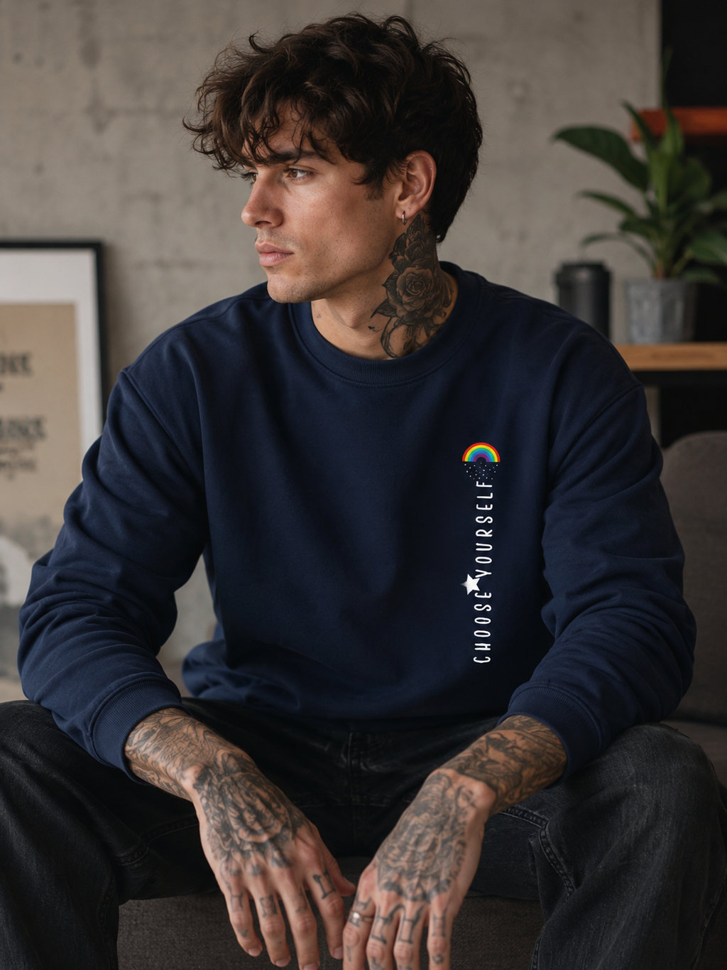 ✨️CHOOSE YOURSELF Unisex Pullover l Digital Artwork