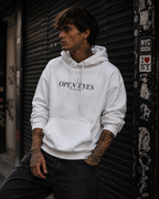 OPEN EYES – Keep Calm and Turn Up the Music | Statement Hoodie | Personiq Kaleido