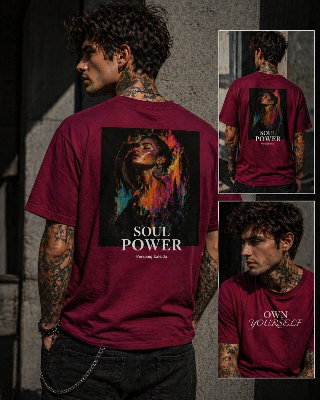 OWN YOURSELF Unisex  T-Shirt l Empowerment Statement l Aesthetic Streetwear