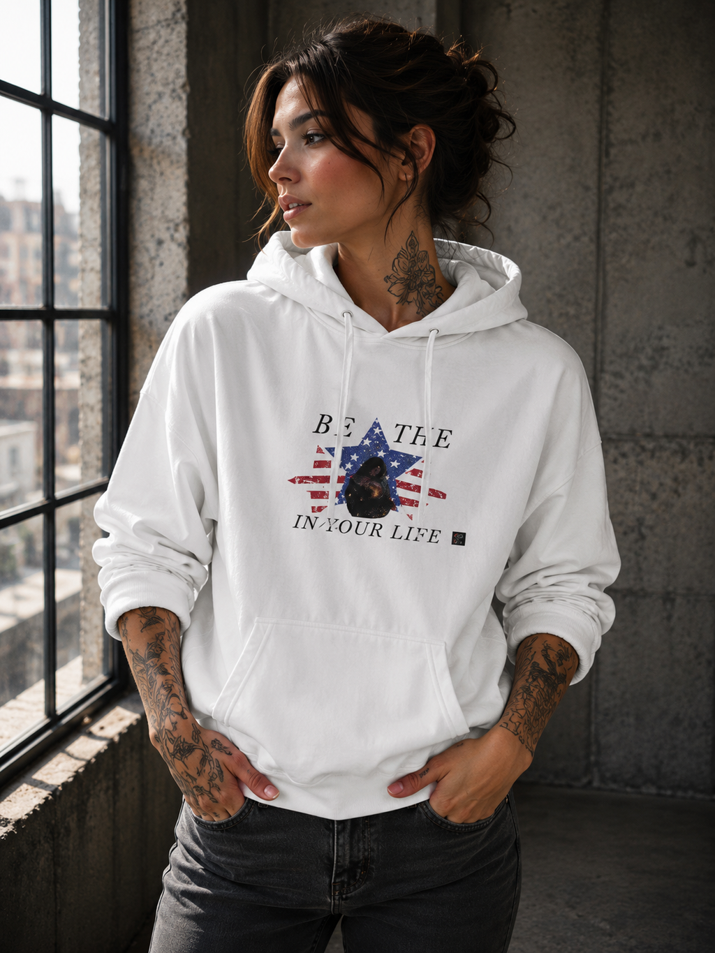 🖤 BE THE STAR OF YOUR LIFE Premium Unisex Hoodie l Digital Artwork