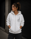 Klassischer Unisex Zip-Hoodie l BORN TO SHINE l KI Artwork