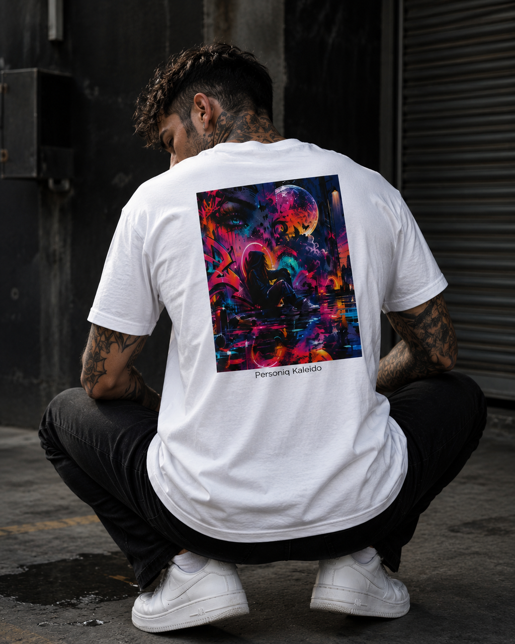 CREATE • DISRUPT • EVOLVE l Performance Damen-Statement- T-Shirt Weiß