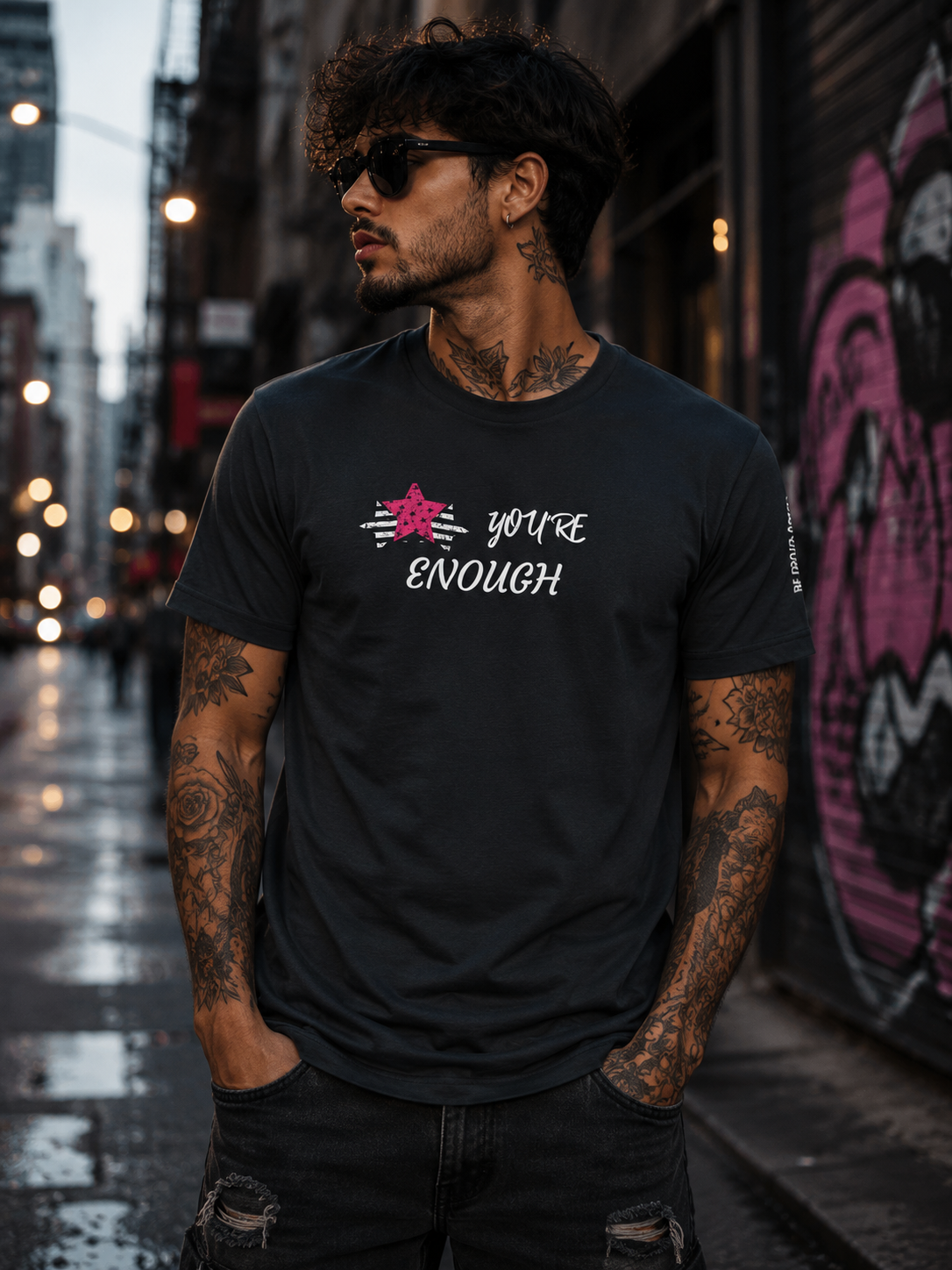Premium Unisex T-Shirt | DON´T FORGET YOURSELF AGAIN l KI Artwork