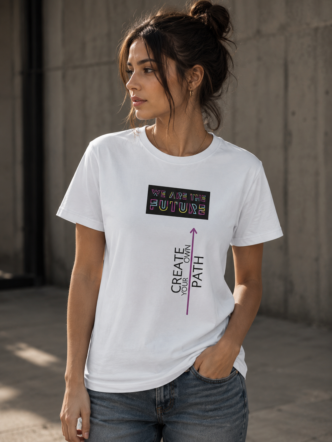 🖤CREATE YOUR OWN PATH Unisex T-Shirt l Digital Artwork