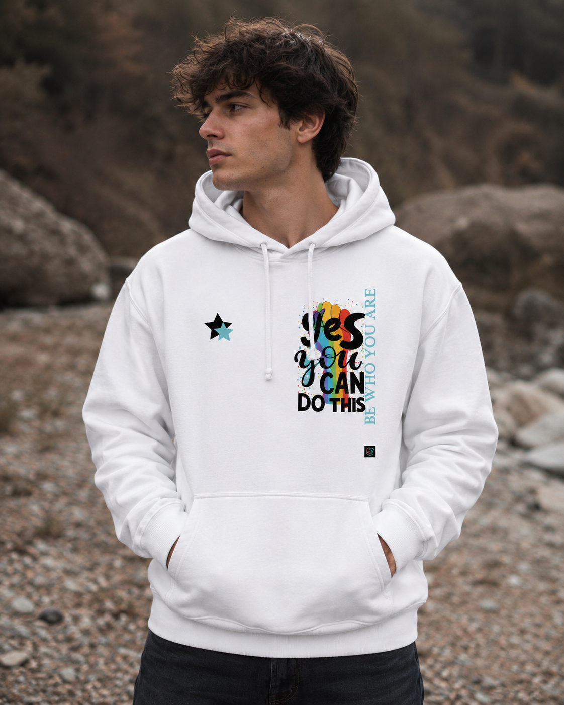 🖤 BREAK YOUR INNER BORDER | Unisex Hoodie | Digital Artwork