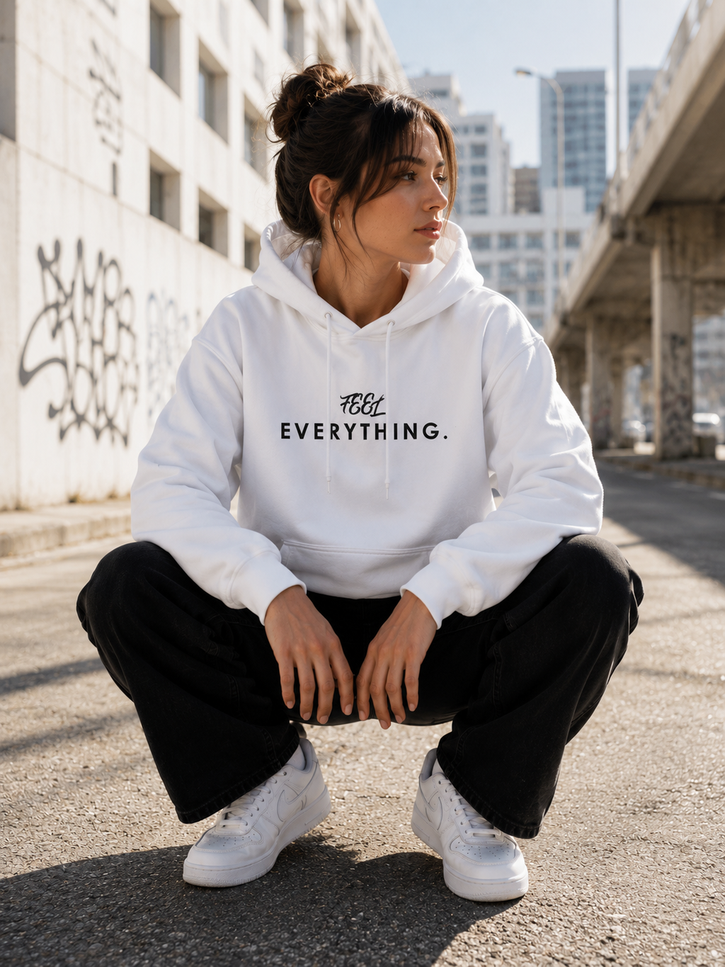 FEEL EVERYTHING UNISEX HOODIE l Digital Artwork