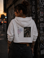🖤LOVE YOURSELF – Cropped Hoodie | Digital Artwork