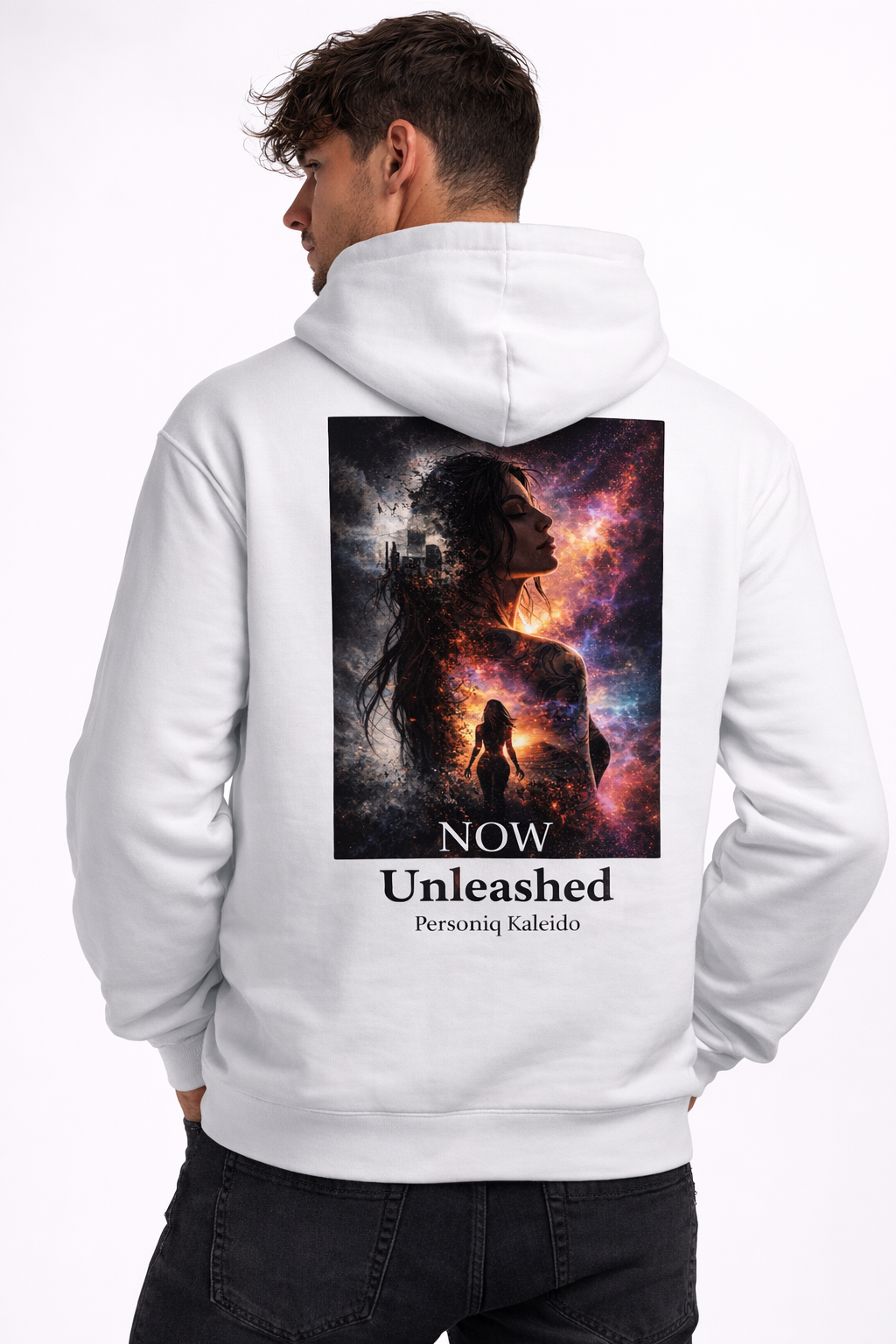 Premium Unisex Hoodie l NOW UNLEASHED l KI Artwork